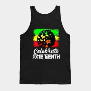 Womens Juneteenth Afro Woman Black Queen African Tank Top